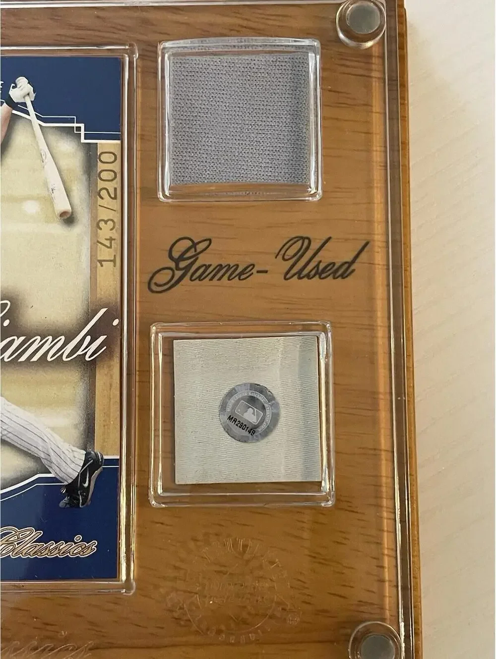 2003 Upper Deck - 143 of 200, Jason Giambi - limited edition